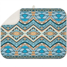 Tapis de cuisine bohème en microfibre 45,7 x 61 cm