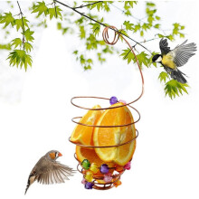 PLPPYF Hanging Bird Feeder for Fruit and Veg with Skewers