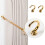Clear Curtain Tie Backs Alloy Wall-Mounted Holdbacks 2 PCS 1