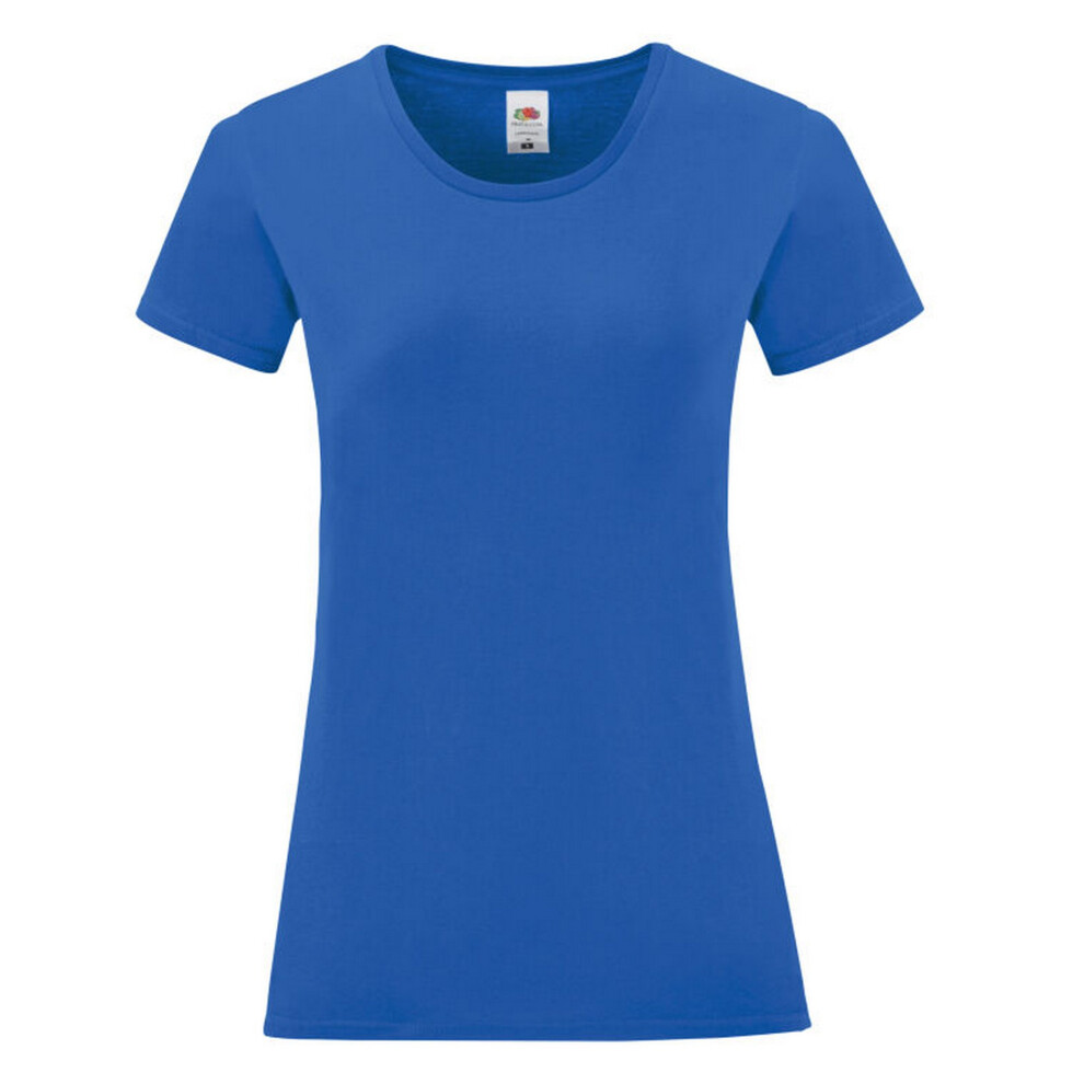 Fruit Of The Loom (S, Royal Blue) Womens/Ladies Iconic 150 T-Shirt