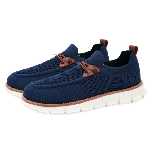 Herre Casual Mesh Loafers Mørkeblå EU44