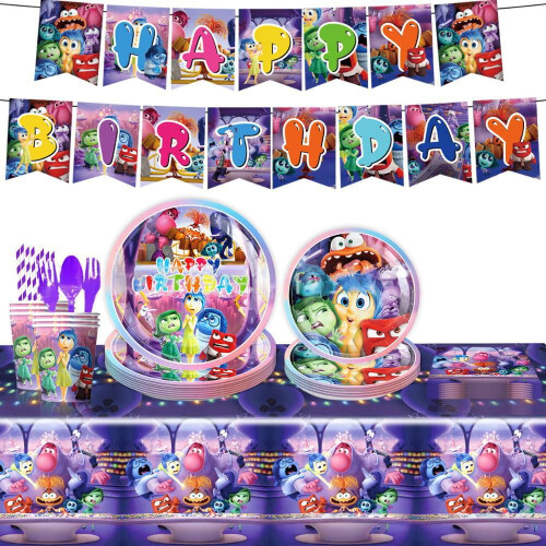 Set decorațiuni petrecere „Inside Out” 12 buc