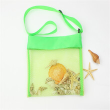 Kids Beach Mesh Toy Storage Bag Adjustable Messenger