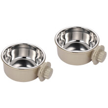 Juego de comederos para cachorros y gatitos (2 piezas)