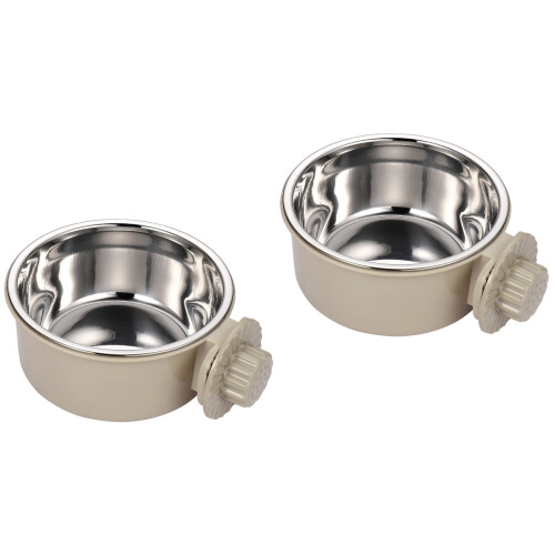 Juego de comederos para cachorros y gatitos (2 piezas)