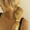 Gouden haarclips voor dames, elastisch, van metaal, 3 stuks 1