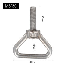 Boulon à œil triangulaire en acier inoxydable 304 M8/M10