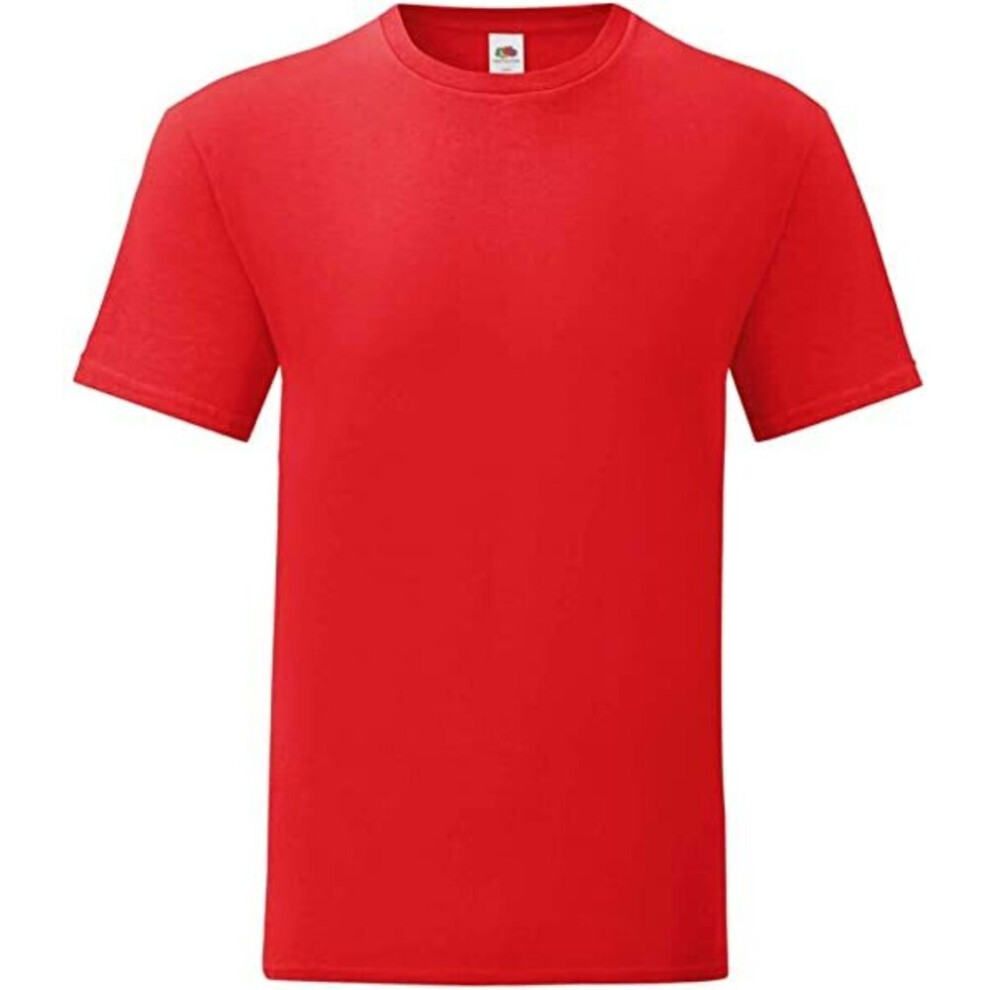 Fruit Of The Loom (3Xl, Red) Mens Iconic 150 T-Shirt