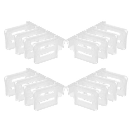 Séparateurs de porte latérale de réfrigérateur en polypropylène blanc (lot de 4)