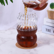 Verre transparent style origami 550 ml