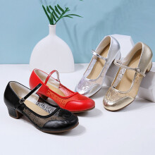 Zapatillas de ballet para mujer, zapatos de baile latino transparentes
