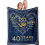 Couverture jetée pour anniversaire de perle 50x60 pouces 1
