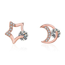 Oorbellen van 925 sterling zilver met kubische zirkonia voor dames