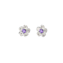 Oorbellen van 925 sterling zilver met kubische zirkonia voor dames
