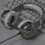 Bluetooth gaming headset med mikrofon og støj 1