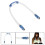Solas léitheoireachta ceannbheart LED banda muineál solúbtha dé-LED USB 1
