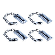 Door Chain Lock Stainless Steel 4 Pack