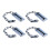 Door Chain Lock Stainless Steel 4 Pack 1