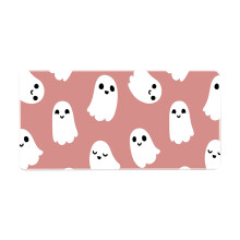 Alfombrilla de ratón con diseño de fantasma rosa para Halloween (1 unidad)