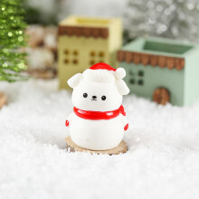 Mini Christmas Figurines Resin Waterproof 1.2 inch
