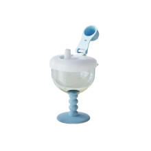 Leak-Proof Goblet Cup with Lid and Measurement Marks