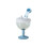 Leak-Proof Goblet Cup with Lid and Measurement Marks 1