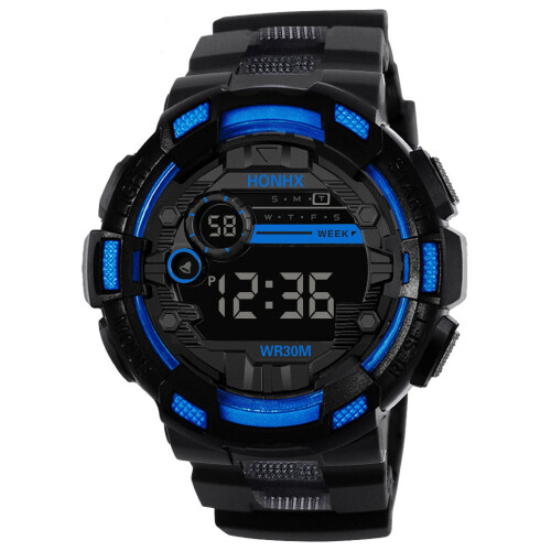 Sports Electronic Watch LCD Digital Four-Button
