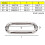 Manilla para puerta de ducha de acero inoxidable 07x32mm 2