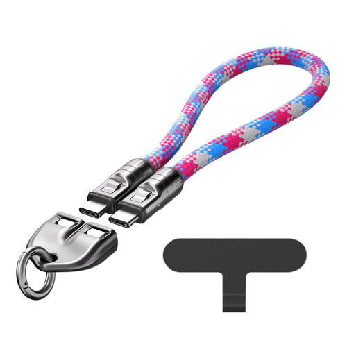 USB-C til USB-C ladekabel 240W hurtiglading 30 cm nylon