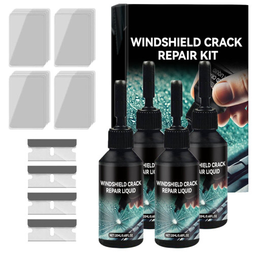 Auto Glass Repair Kit for Windshield Chips and Cracks