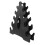 Dumbbell Weight Rack Black Modern Design 6