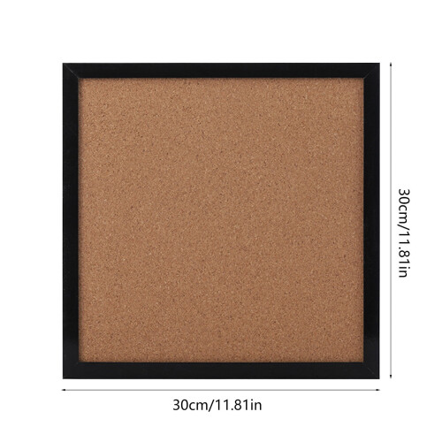 Quadro de cortiça com moldura de madeira para parede, 60 x 90 cm (24 x 36 polegadas) 2