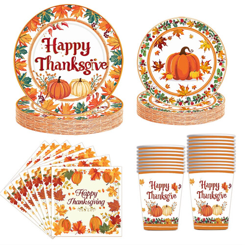 Service de table pour Thanksgiving (96 pièces)