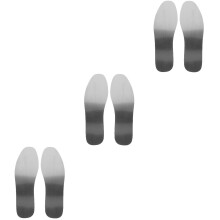Rostfria inläggssulor, resistenta mot nagelstickning, 3 par