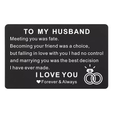 Love You Forever Wallet Clip Greeting Card – Anniversary