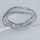 Silverfärgat hobbyband polyester 0,3 cm  20 yard 2 rullar 1