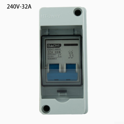 光伏汇流箱直流断路器开关 12-240V 32A