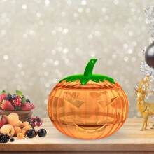 Halloween-Kürbisdeko mit Essig-Insektenfänger
