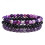 Pulseira de Cristais de Cura Stack4mm com Pedras de Proteção Unissex 1