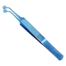 Stainless Steel Round Tip Tweezers for Gland Cleaning 1