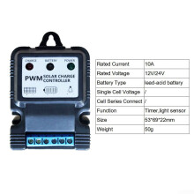 Solární regulátor nabíjení PWM10A12V/24V