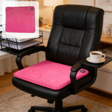 Heated Seat Cushion USB Rechargeable Winter Soft Plush