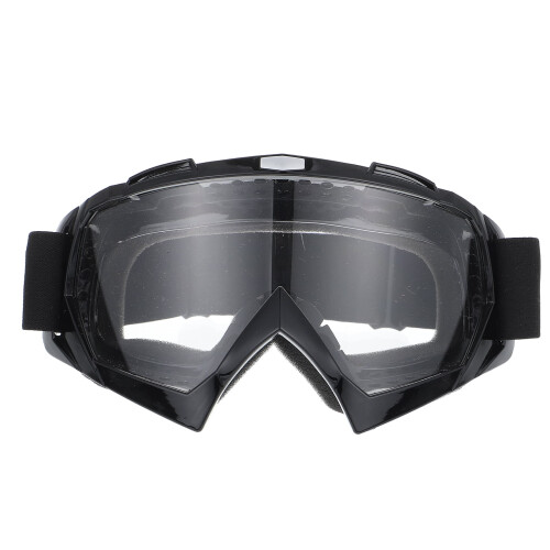 FRCOLOR Motorcycle Windproof Goggles 19x10cm Black
