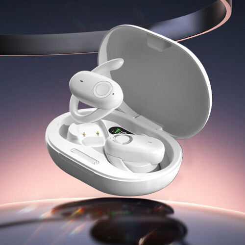 Trådlöst Bluetooth-headset med digital display och over-ear-funktion