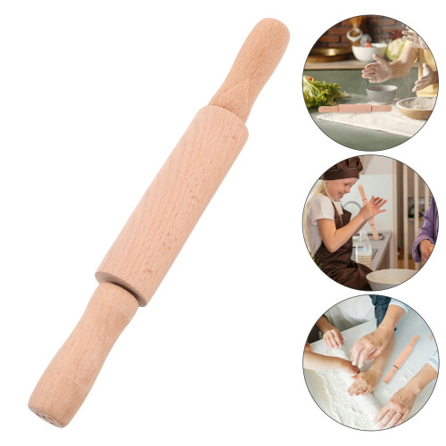 Wood Rolling Pin for Baking 9 Inch 1 Pack