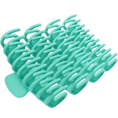 Presilhas de cabelo grandes e antiderrapantes com acabamento fosco para mulheres (4,33 polegadas).