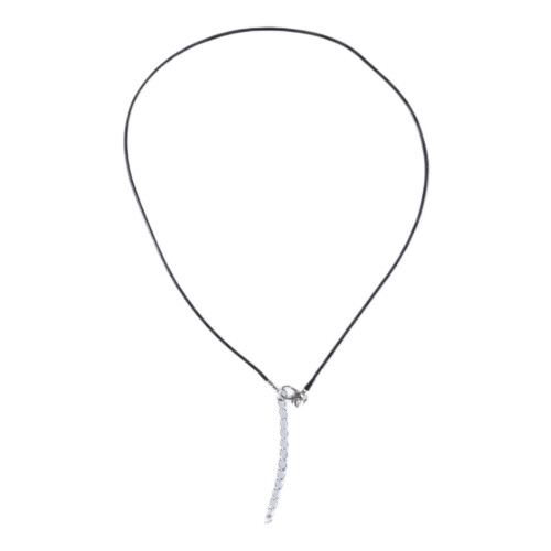 Leather Cord Necklace 1.5mm Adjustable Braided Rope