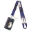 Clear scratch-resistant badge holder with patterned design 1