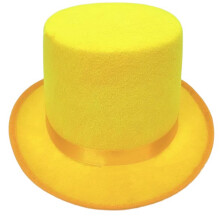 Magician's Flat Top Hat for Adults Stage Performance