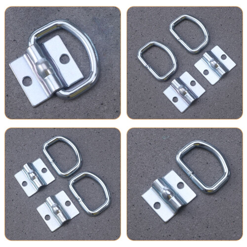 Cargo Tie Down Anchors D-Rings Heavy Duty 2 Pcs 2